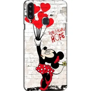 Чохол Disney Mouse Samsung Galaxy A20s (A207) (PREMIUMPrint) (Heart Minni)
