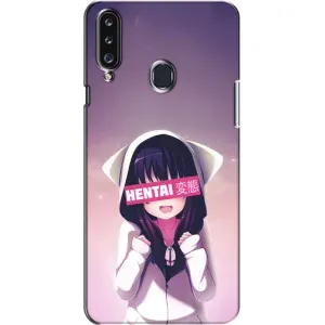 Чехлы Персонажи Аниме Наруто для Samsung Galaxy A20s (A207) (AlphaPrint) (Hentai chan)