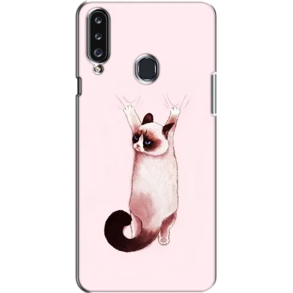 Чехол с принтом «Котик падает» для Samsung Galaxy A20s (A207) Чехол с принтом «Котик падает» для Samsung Galaxy A20s (A207)