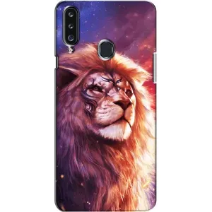 Чохол з картинкою ЛЕВ для Samsung Galaxy A20s (A207) (VPrint) (Красочний Лев)
