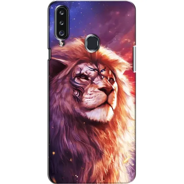 Чохол з принтом «Красочний Лев» для Samsung Galaxy A20s (A207)