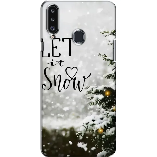 Чехол с принтом «Let it snow» для Samsung Galaxy A20s (A207) Чехол с принтом «Let it snow» для Samsung Galaxy A20s (A207)