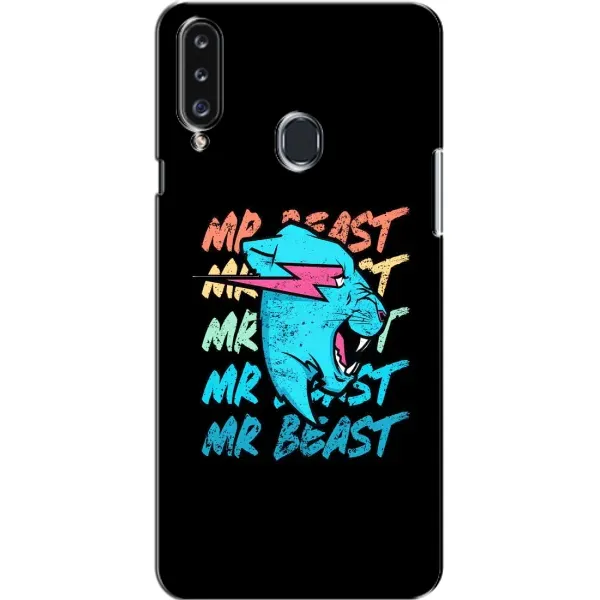Чехол с принтом «logo Mr beast» для Samsung Galaxy A20s (A207)