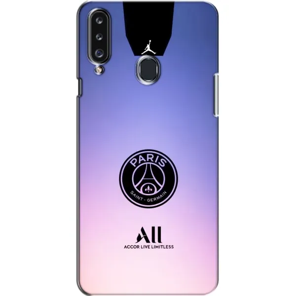Чохол з принтом «лого PSG» для Samsung Galaxy A20s (A207)