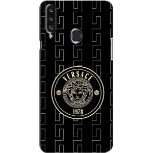 Чохли VERSACE для Самсунґ Гелексі А20с (А207) (PREMIUMPrint) (Лого Версаче)