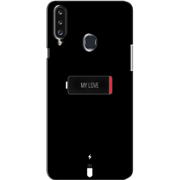 Чохол з принтом «Love battery» для Samsung Galaxy A20s (A207) Чохол з принтом «Love battery» для Samsung Galaxy A20s (A207)