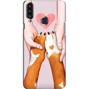 Чохли з собаками для Samsung Galaxy A20s (A207) (VPrint) (Любовь до собак)