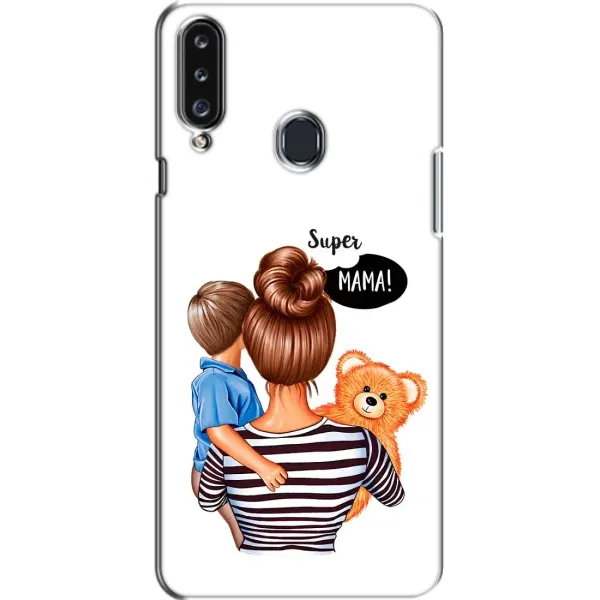 Чехол с принтом «Мама с сыном» для Samsung Galaxy A20s (A207) Чехол с принтом «Мама с сыном» для Samsung Galaxy A20s (A207)