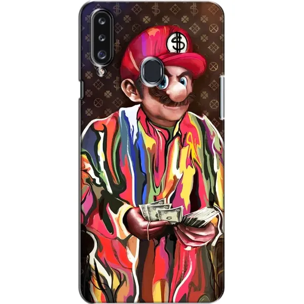 Чехол с принтом «Mario LV» для Samsung Galaxy A20s (A207)