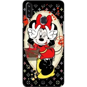 Чохол Disney Mouse Samsung Galaxy A20s (A207) (PREMIUMPrint) (Мінні peace)