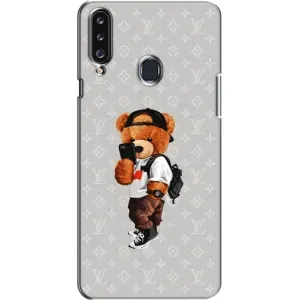 Бренднові Чохли для Samsung Galaxy A20s (A207) - (PREMIUMPrint) (Ведмедик Луі)