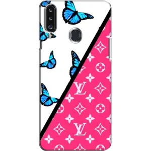 Бренднові Чохли для Samsung Galaxy A20s (A207) - (PREMIUMPrint) (Мода LV)