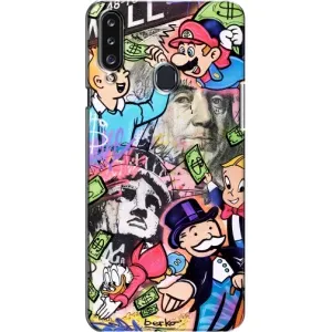 Чохли з крутими принтами для Samsung Galaxy A20s (A207) - (PREMIUMPrint) (Monopoly man)
