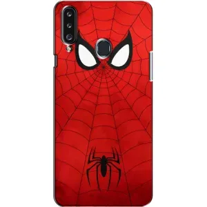 Чехол с принтом «Паук (Марвел)» для Samsung Galaxy A20s (A207)
