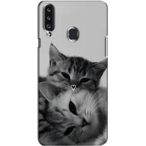 Чохол з малюнком кіт на Samsung Galaxy A20s (A207) (Пара котів)