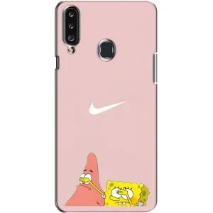 Чехол с принтом «Патрик и Губка» для Samsung Galaxy A20s (A207)