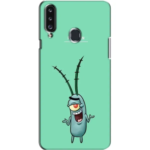 Чехол с принтом «Персонаж Планктон» для Samsung Galaxy A20s (A207)