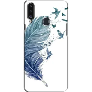 Чехол с принтом «Перышко» для Samsung Galaxy A20s (A207)