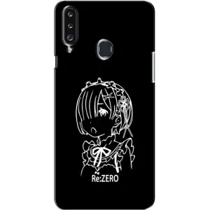 Чехлы Персонажи Аниме Наруто для Samsung Galaxy A20s (A207) (AlphaPrint) (Re: Zero)