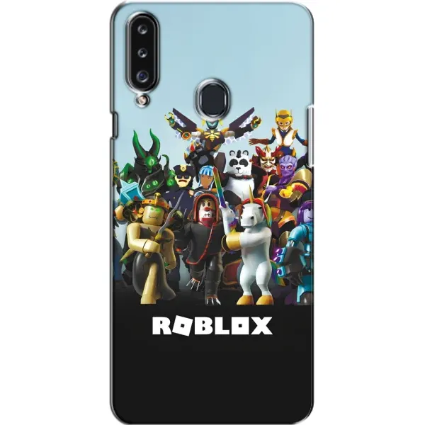 Чехол с принтом «ROBLEX» для Samsung Galaxy A20s (A207)