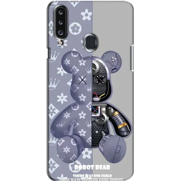 Чохол з принтом «Робот Медведик» для Samsung Galaxy A20s (A207)