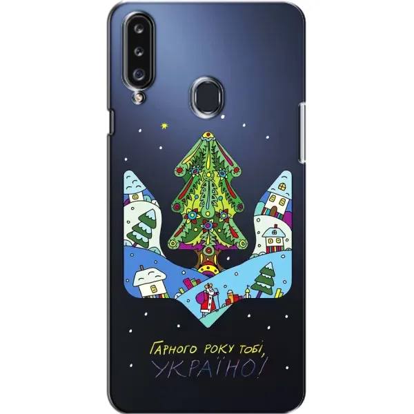 Чехол с принтом «Рождественский герб» для Samsung Galaxy A20s (A207) Чехол с принтом «Рождественский герб» для Samsung Galaxy A20s (A207)