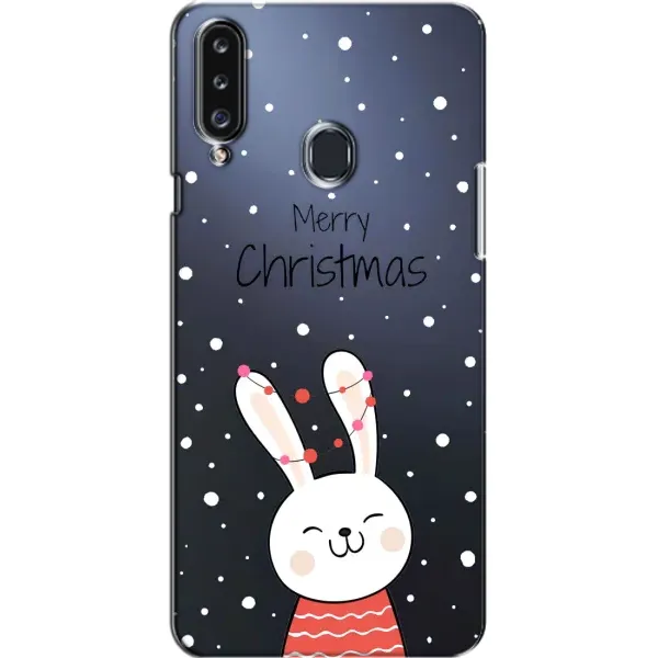 Чехол с принтом «Рождественский заяц» для Samsung Galaxy A20s (A207) Чехол с принтом «Рождественский заяц» для Samsung Galaxy A20s (A207)