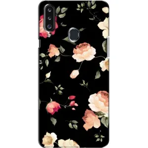 Чохли з квітами для Samsung Galaxy A20s (A207) (VPrint) (Трояндочки)