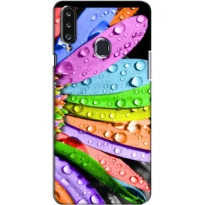 Чехлы (ART) Цветы на Samsung Galaxy A20s (A207) (VPrint) (Семиквітка)