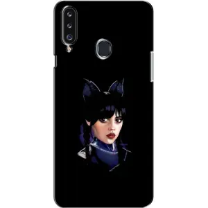 Чохли Венсдей на Samsung Galaxy A20s (A207) Уенсдей (AlphaPrint) (серйозна Венздей)