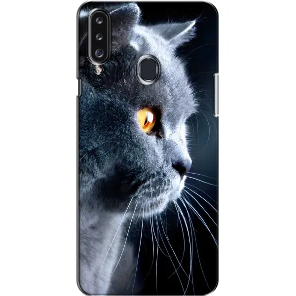 Чехол с принтом «Серый Кот» для Samsung Galaxy A20s (A207) Чехол с принтом «Серый Кот» для Samsung Galaxy A20s (A207)