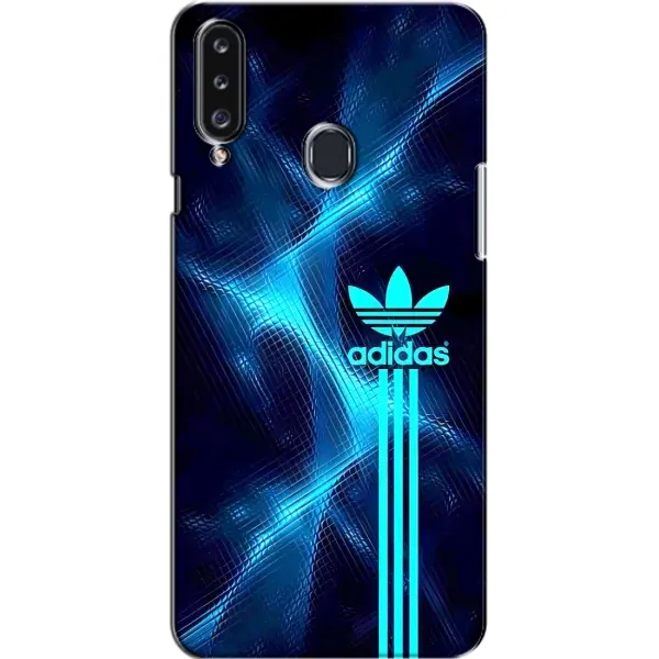 Чехол с принтом «Синий Адидас» для Samsung Galaxy A20s (A207) Чехол с принтом «Синий Адидас» для Samsung Galaxy A20s (A207)