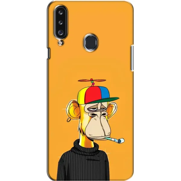 Чехол с принтом «Скучающая Обезьяна NFT» для Samsung Galaxy A20s (A207) Чехол с принтом «Скучающая Обезьяна NFT» для Samsung Galaxy A20s (A207)