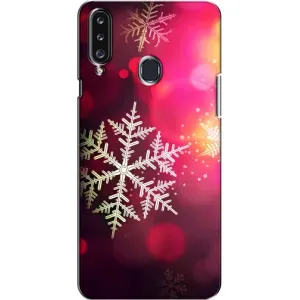 Новорічні Чохли для Самсунґ Гелексі А20с (А207) (VPrint) (Сніжинка)
