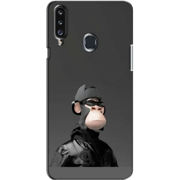Чехол с принтом «стильная обезьяна NFT» для Samsung Galaxy A20s (A207) Чехол с принтом «стильная обезьяна NFT» для Samsung Galaxy A20s (A207)