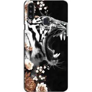 Чохли з картинкою животних Samsung Galaxy A20s (A207) (Стильний ТИГР)
