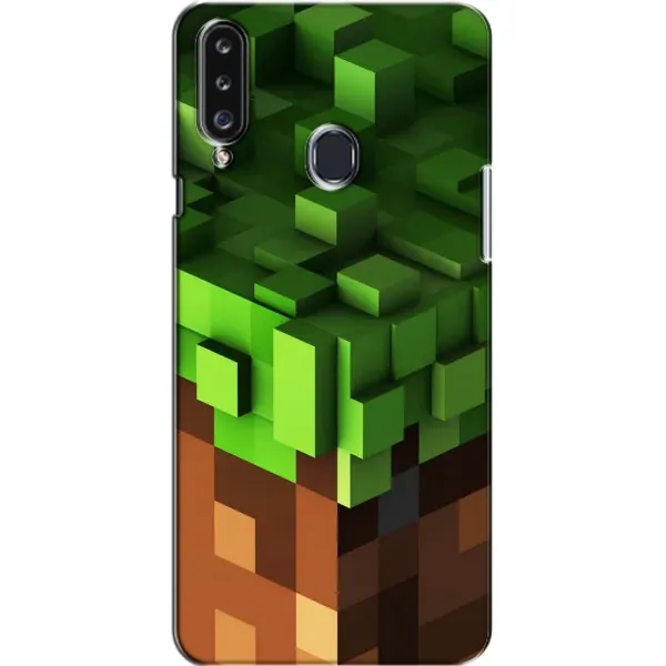 Чехол с принтом «текстура Майнкрафт» для Samsung Galaxy A20s (A207) Чехол с принтом «текстура Майнкрафт» для Samsung Galaxy A20s (A207)