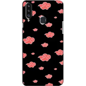 Чехлы Персонажи Аниме Наруто для Samsung Galaxy A20s (A207) (AlphaPrint) (Тучки Аниме)