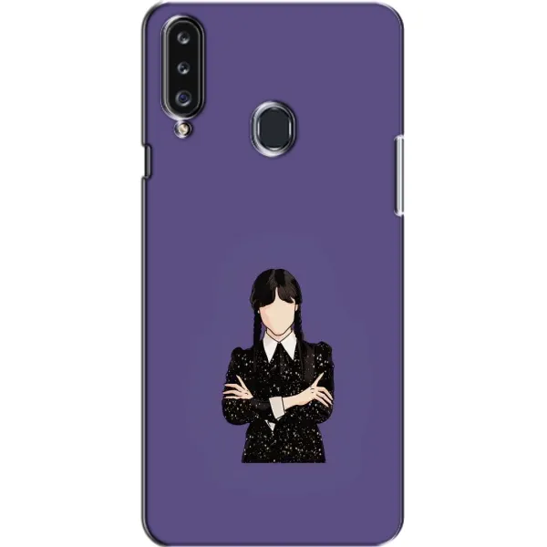 Чохол з принтом «Венздей у чорному» для Samsung Galaxy A20s (A207)