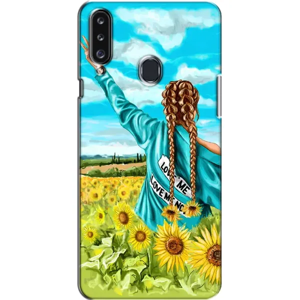 Чехол с принтом «Украиночка» для Samsung Galaxy A20s (A207) Чехол с принтом «Украиночка» для Samsung Galaxy A20s (A207)