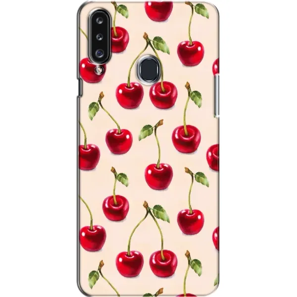 Чехол с принтом «Вишня» для Samsung Galaxy A20s (A207)