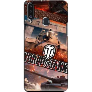Чехол с принтом «World of Tanks» для Samsung Galaxy A20s (A207)