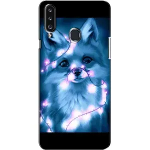 Чехлы с картинкой Лисички для Samsung Galaxy A20s (A207) (VPrint) (Яркая лисичка)