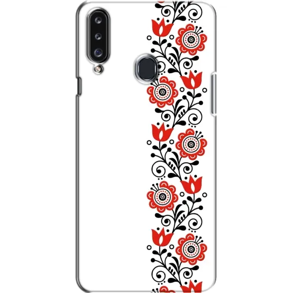 Чехол с принтом «Яркая вишиванка» для Samsung Galaxy A20s (A207) Чехол с принтом «Яркая вишиванка» для Samsung Galaxy A20s (A207)