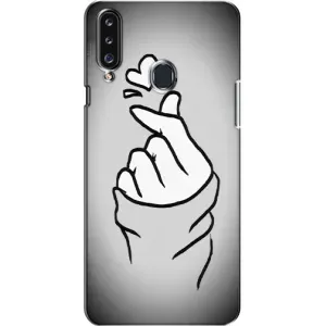 Чехол с принтом «Значок Love» для Samsung Galaxy A20s (A207)