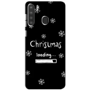 Різдвяні, Святкові Чохли для Самсунг Галаксі А21 (А215) (Christmas loading)