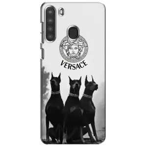 Чохли VERSACE для Самсунг Галаксі А21 (А215) (PREMIUMPrint) (Доберман Версаче)