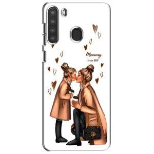 Чохол з друком для Samsung Galaxy A21 (A215) - (Мама з дитинкою) (AlphaPrint) (Донька і мама)
