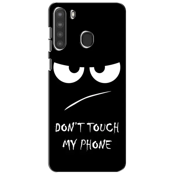 Чохол з принтом «Dont Touch» для Samsung Galaxy A21 (A215)