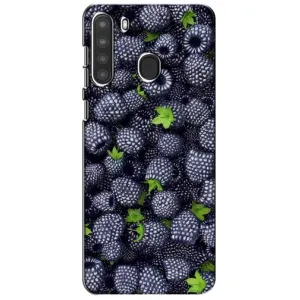 Чохли з фруктами для Samsung Galaxy A21 (A215) (VPrint) (Ожина)